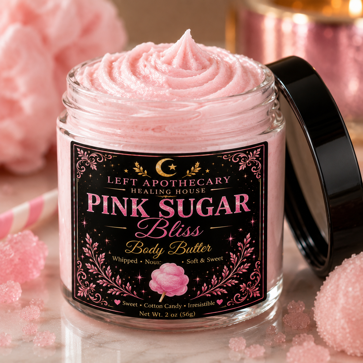 2oz Mini Pink Sugar Bliss